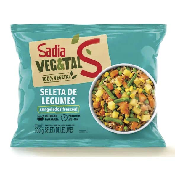 SELETA DE LEGUMES CONG PT 300G