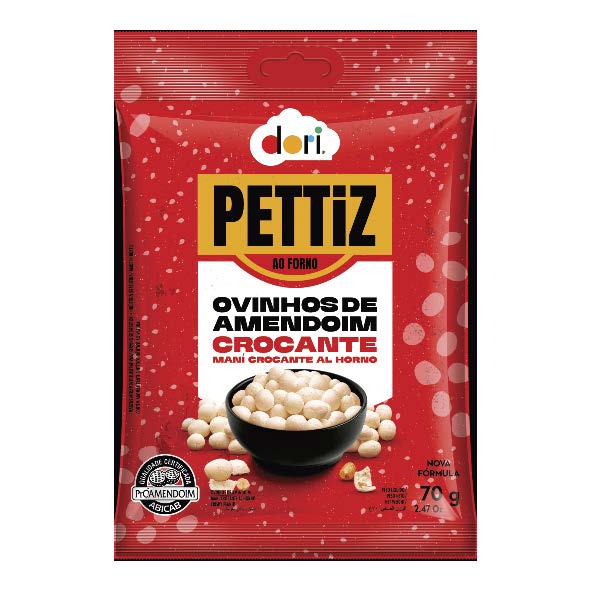 OVINHOS DE AMENDOIM CROCANTE 70G