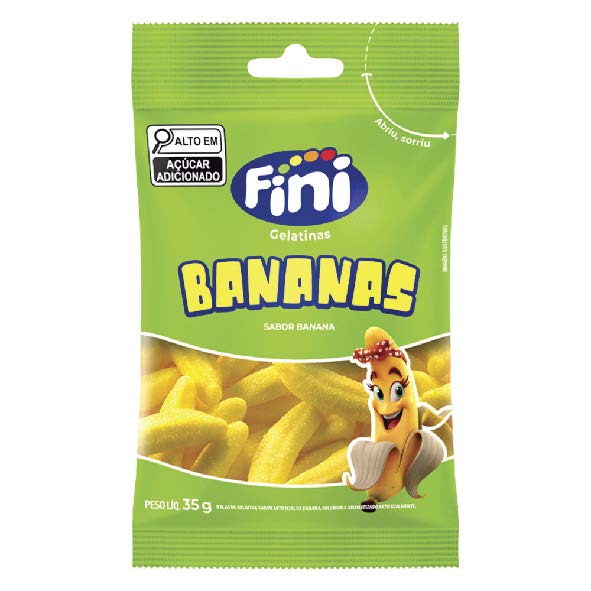 FINI BALA DE GELATINA BANANAS 35G