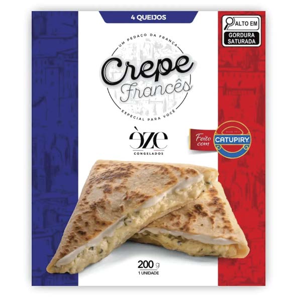 CREPE CONGELADO QUATRO QUEIJOS