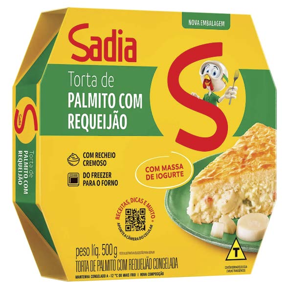 TORTA IOGURTE DE PALMITO E REQ 500G SD