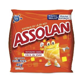 ESPONJA DE ACO ASSOLAN C/8 45G
