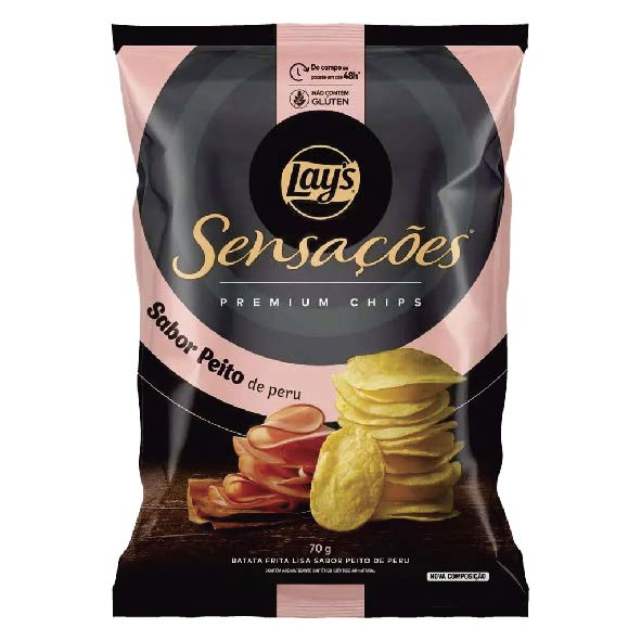 SALG.ELMA CHIPS LAYS SENSAÇÃO PEITO DE PERU