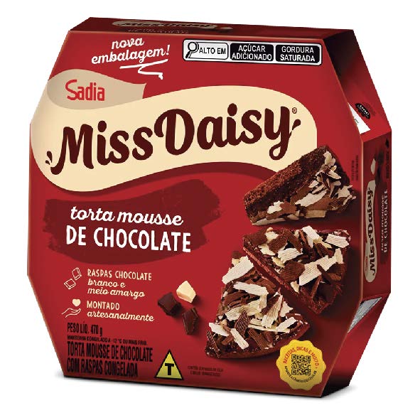 MISS DAISY TORTA MOUSSE CHOCOLATE RASPA 470G