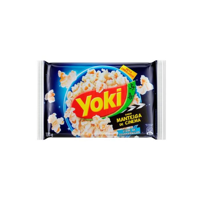 PIPOCA POPCORN YOKI 100G MANT CINEM