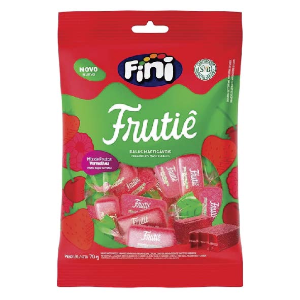 BALA FRUTIE FRUTAS VERMELHAS 70G FINI