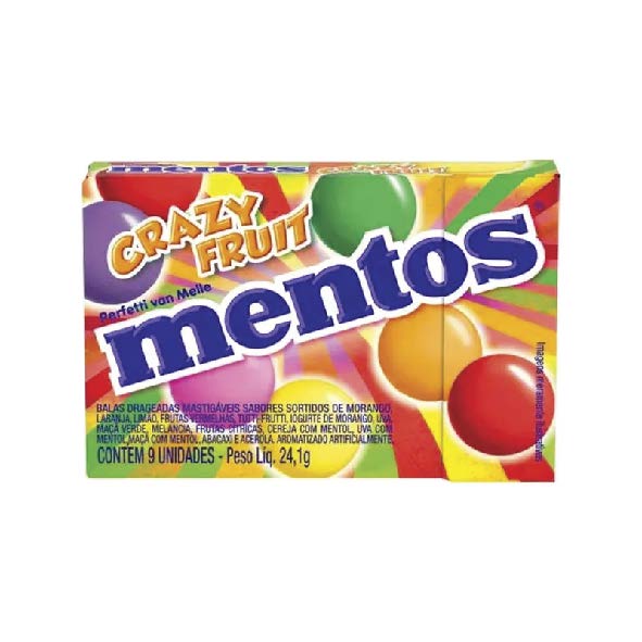 MENTOS SLIM BOX 24,1G CRAZY FRUIT