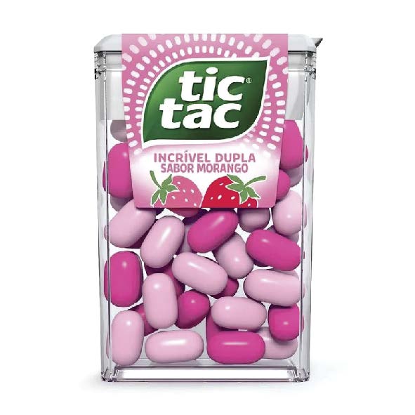 PASTILHAS TIC TAC 14,5G MORANGO FERRERO