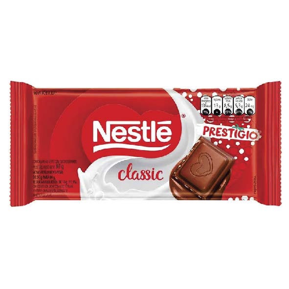 TABLETE PRESTIGIO CLASSICO 80G NESTLE