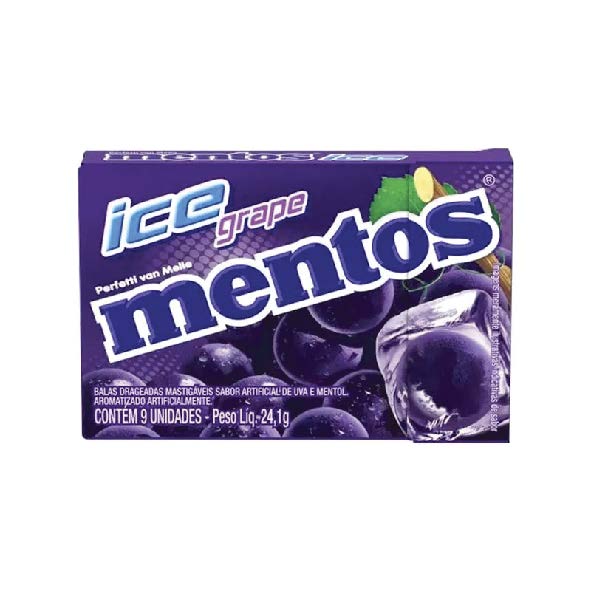 MENTOS SLIM BOX  Uva 24,1G