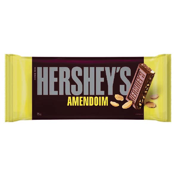 CHOC HERSHEYS 75G AMENDOIM