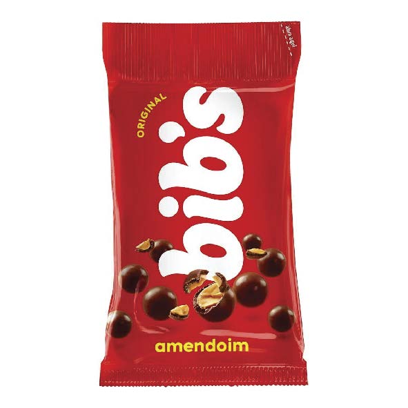 CONFEITO BIBS SACHE 40G AMENDOIM