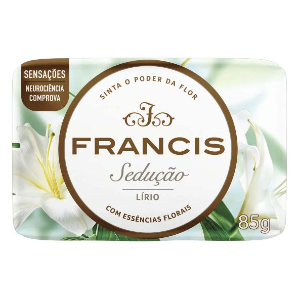 SABONETE FRANCIS SUAVE 85G BRANCO