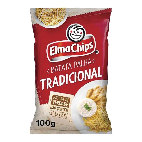 BATATA PALHA TRADICIONAL 100G ELMA CHIPS