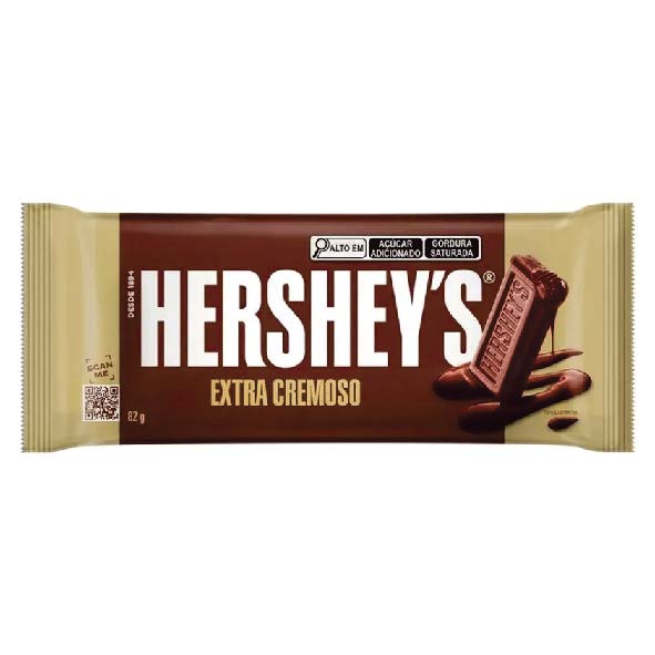 TABLETE EXTRA CREMOSO 82G HERSHEYS