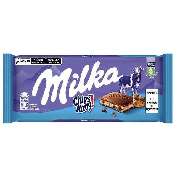 CHOC MILKA CHIPS AHOY 100G