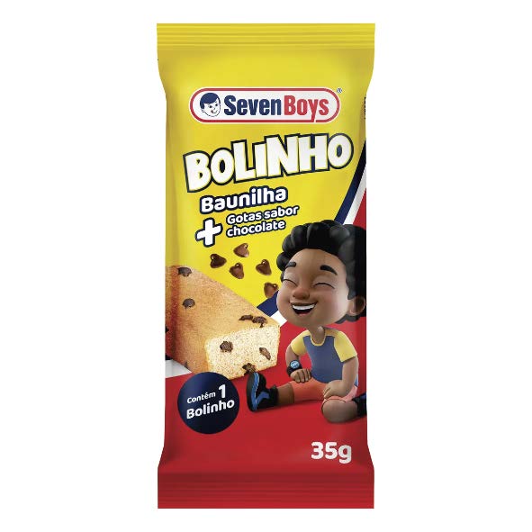 BOLINHO SEVEN BOYS BAUN/GOTAS