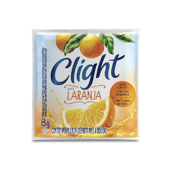 PO P/REFRESCO CLIGHT 8G LARANJA