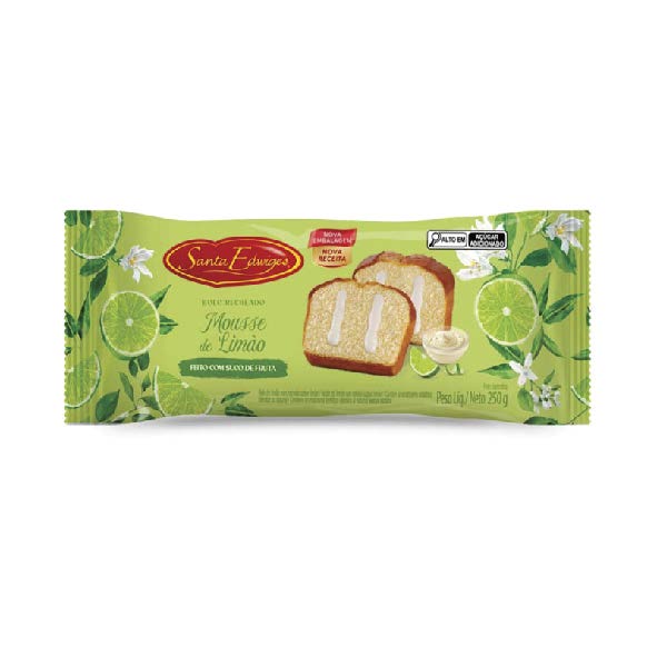 BOLO STA EDWIGES MOUSSE DE LIMÃO