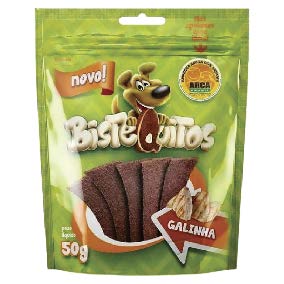 ALIM P/CAES BISTEQUITOS GALINHA BIFINHO 50G