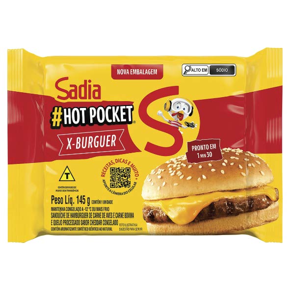 SANDUICHE CONG HOT POCKET SADIA 145G