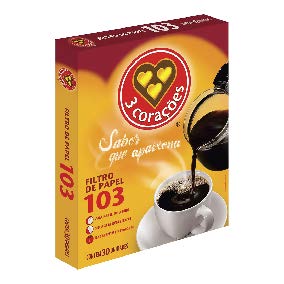 FILTRO DE PAPEL 3 CORACOES 103 C/30