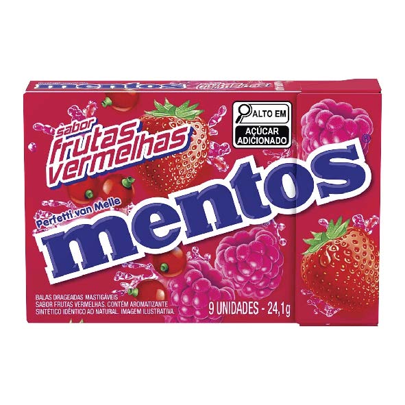 MENTOS SLIM BOX  Frutas Vermelhas 24,1G
