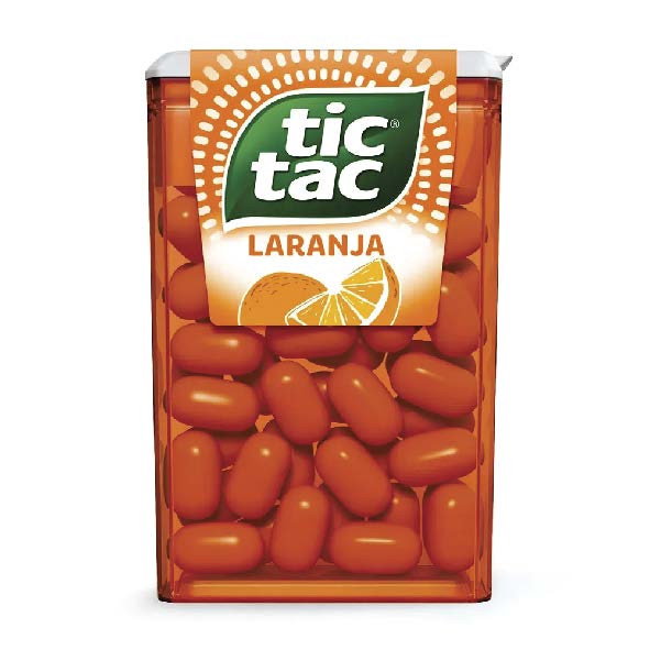 PASTILHAS TIC TAC  Laranja 14,5G