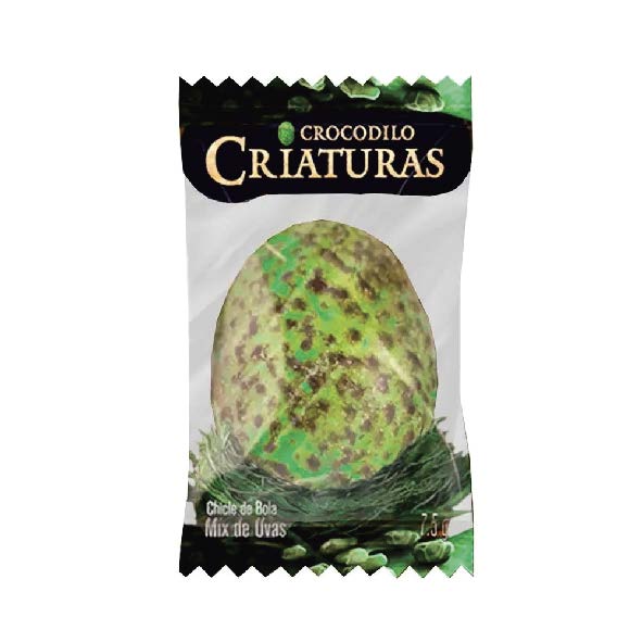 CHICLETES CRIATURAS CROCODILOS UVA SUKES