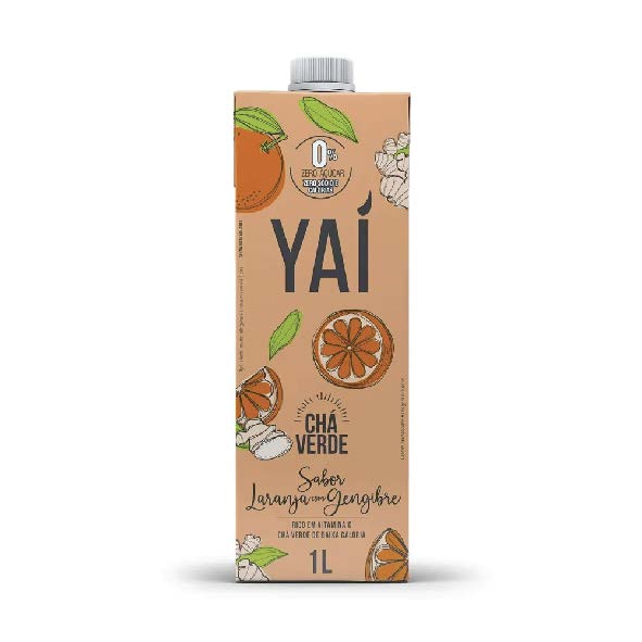 CHA YAI 1L LARANJA C/GENGIBRE