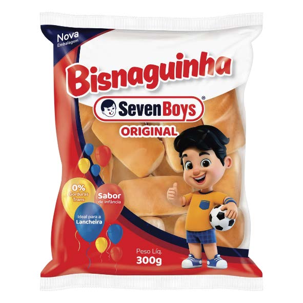 BISNAGUINHA SEVEN BOYS 300G