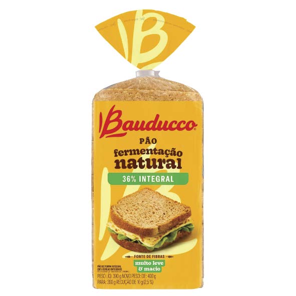 PAO FORMA BAUDUCCO INTEGRAL 390G