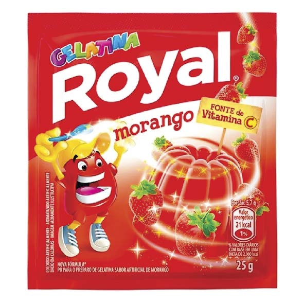 GELATINA ROYAL MORANGO