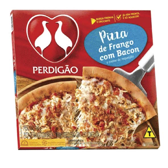 PIZZA PERDIGAO 460G BACON REQ ALHO