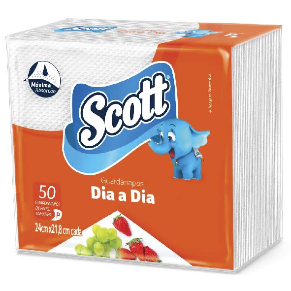 GUARD PAPEL SCOTT DIA A DIA FS 24X21,8 C/50