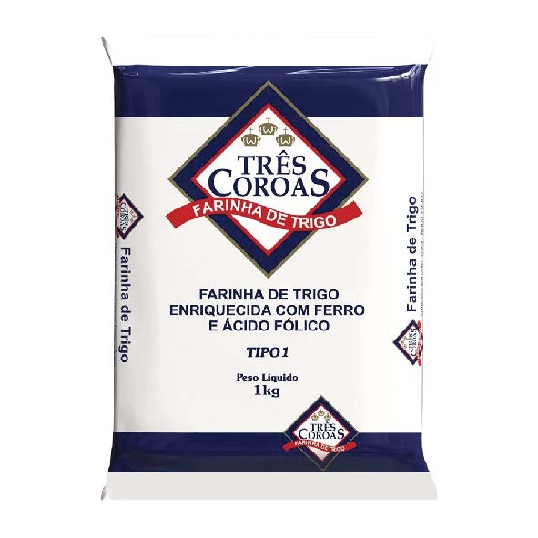 FARINHA TRIGO TRES COROAS TIPO 1