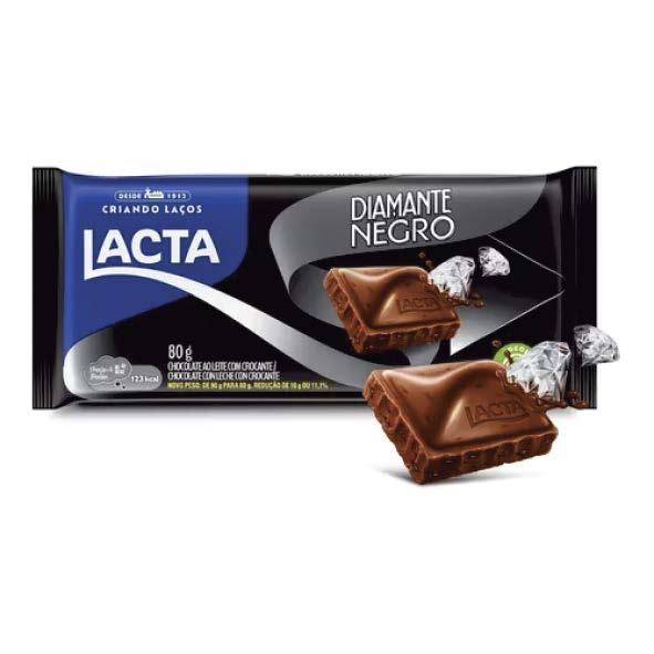 TABLETE DIAMANTE NEGRO 80G LACTA