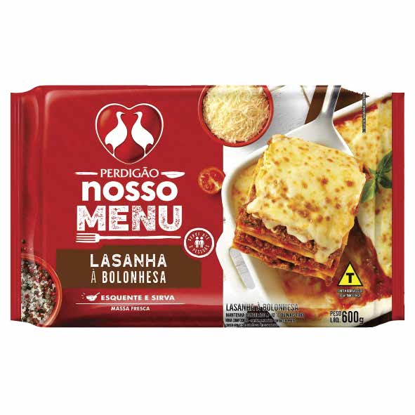 LASANHA PERDIGAO 600G BOLONHESA